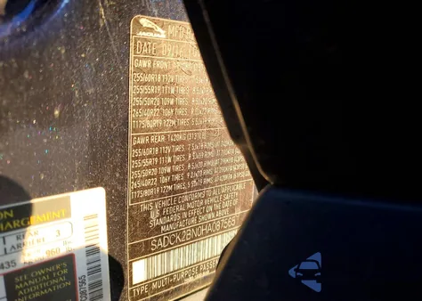 2017 Jaguar F-Pace Prestige from USA, damaged, VIN SADCK2BN0HA087565